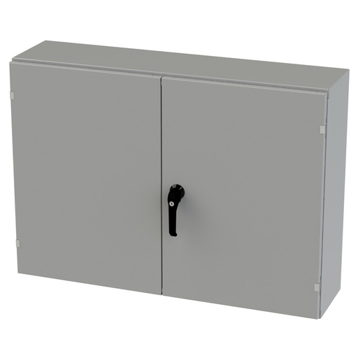 [SCE-304210WFLP] NEMA 3R, 4, 12 Enclosure, Wallmount, 30" H x 42" W x 10" D, Carbon Steel, Powder Coat gray