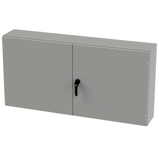 [SCE-306010WFLP] NEMA 3R, 4, 12 Enclosure, Wallmount, 30" H x 60" W x 10" D, Carbon Steel, Powder Coat gray