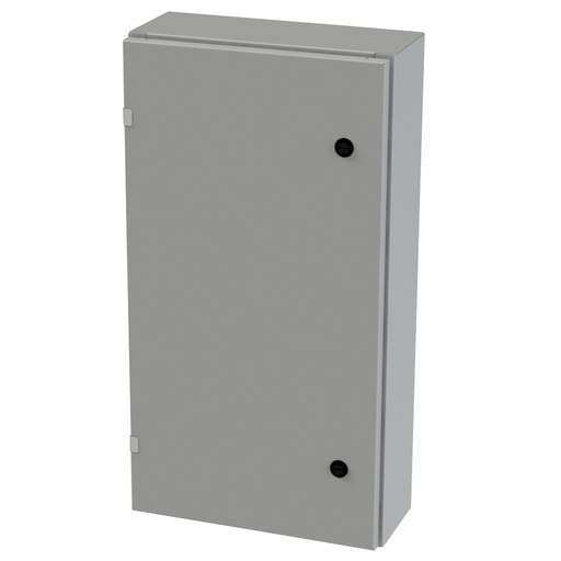 [SCE-30EL1606LP] NEMA 3R, 4, 12 Enclosure, Wallmount, 30" H x 16" W x 6" D, Carbon Steel, Powder Coat gray, Heavy Duty