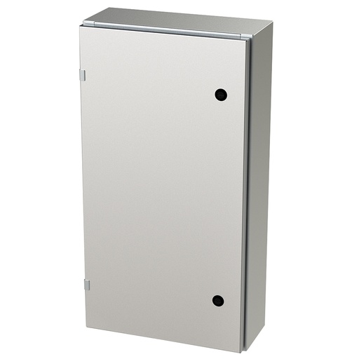 [SCE-30EL1606SSLP] NEMA 4X Enclosure, Wallmount, 30" H x 16" W x 6" D, 304 Stainless Steel