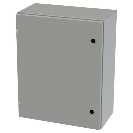 [SCE-30EL2412LP] NEMA 3R, 4, 12 Enclosure, Wallmount, 30" H x 24" W x 12" D, Carbon Steel, Powder Coat gray, Heavy Duty