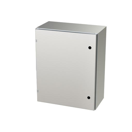 [SCE-30EL2412SSLP] NEMA 4X Enclosure, Wallmount, 30" H x 24" W x 12" D, 304 Stainless Steel