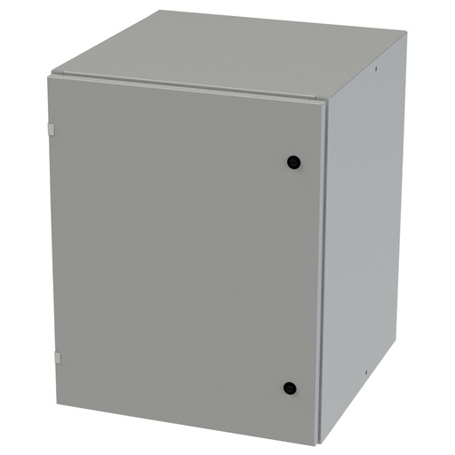 [SCE-30EL2424LP] NEMA 3R, 4, 12 Enclosure, Wallmount, 30" H x 24" W x 24" D, Carbon Steel, Powder Coat gray, Heavy Duty