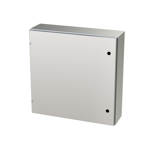 [SCE-30EL3008SSLP] NEMA 4X Enclosure, Wallmount, 30" H x 30" W x 8" D, 304 Stainless Steel