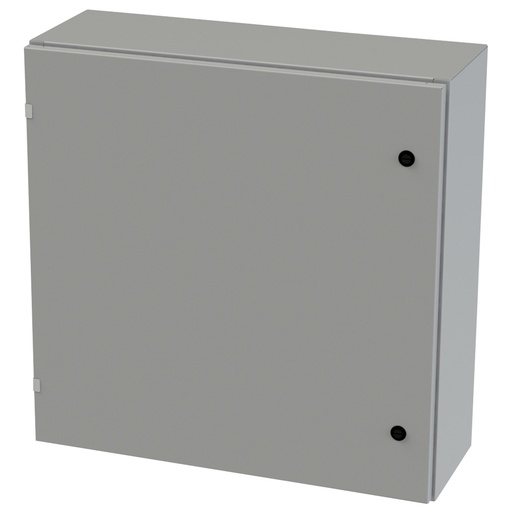 [SCE-30EL3010LP] NEMA 3R, 4, 12 Enclosure, Wallmount, 30" H x 30" W x 10" D, Carbon Steel, Powder Coat gray, Heavy Duty