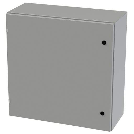 [SCE-30EL3012LP] NEMA 3R, 4, 12 Enclosure, Wallmount, 30" H x 30" W x 12" D, Carbon Steel, Powder Coat gray, Heavy Duty