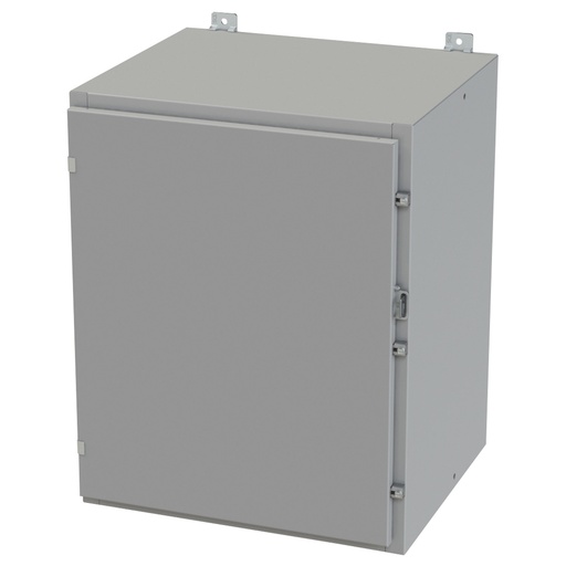 [SCE-30H2420LP] NEMA 3R, 4, 12 Enclosure, Wallmount, 30" H x 24" W x 20" D, Carbon Steel, Powder Coat gray