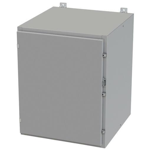 [SCE-30H2424LP] NEMA 3R, 4, 12 Enclosure, Wallmount, 30" H x 24" W x 24" D, Carbon Steel, Powder Coat gray