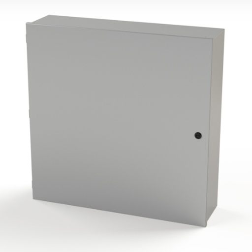 [SCE-30N3008LP] NEMA 1 Enclosure, Wallmount, 30" H x 30" W x 8" D, Carbon Steel, Powder Coat gray