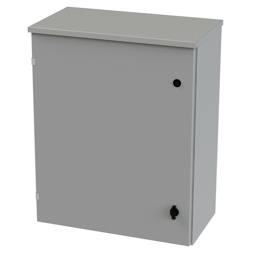 [SCE-30R2412LP] NEMA 3R Enclosure, Wallmount, 30" H x 24" W x 12" D, Galvannealed Steel, gray