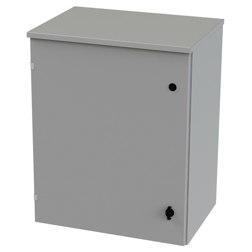 [SCE-30R2416LP] NEMA 3R Enclosure, Wallmount, 30" H x 24" W x 16" D, Galvannealed Steel, gray