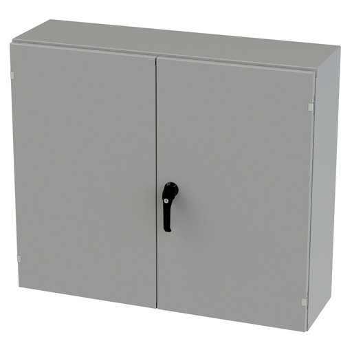 [SCE-364212WFLP] NEMA 3R, 4, 12 Enclosure, Wallmount, 36" H x 42" W x 12" D, Carbon Steel, Powder Coat gray