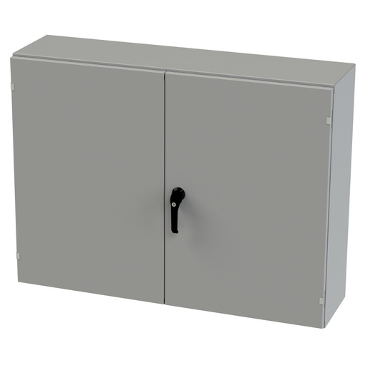 [SCE-364812WFLP] NEMA 3R, 4, 12 Enclosure, Wallmount, 36" H x 48" W x 12" D, Carbon Steel, Powder Coat gray