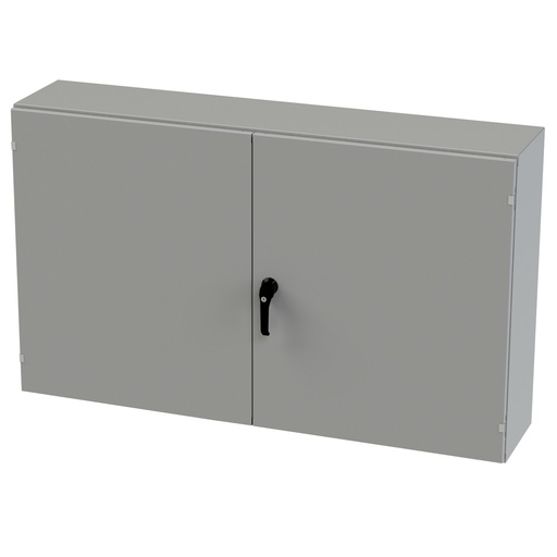 [SCE-366012WFLP] NEMA 3R, 4, 12 Enclosure, Wallmount, 36" H x 60" W x 12" D, Carbon Steel, Powder Coat gray