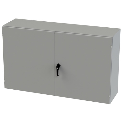 [SCE-366016WFLP] NEMA 3R, 4, 12 Enclosure, Wallmount, 36" H x 60" W x 16" D, Carbon Steel, Powder Coat gray