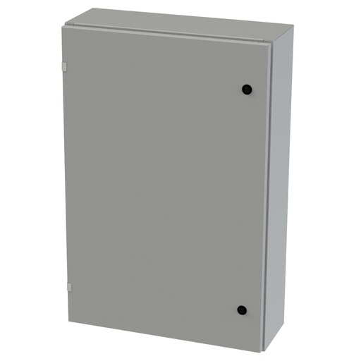 [SCE-36EL2408LP] NEMA 3R, 4, 12 Enclosure, Wallmount, 36" H x 24" W x 8" D, Carbon Steel, Powder Coat gray, Heavy Duty