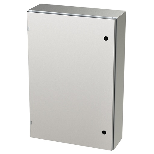 [SCE-36EL2408SSLP] NEMA 4X Enclosure, Wallmount, 36" H x 24" W x 8" D, 304 Stainless Steel