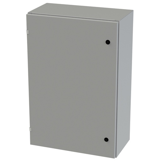 [SCE-36EL2412LP] NEMA 3R, 4, 12 Enclosure, Wallmount, 36" H x 24" W x 12" D, Carbon Steel, Powder Coat gray, Heavy Duty