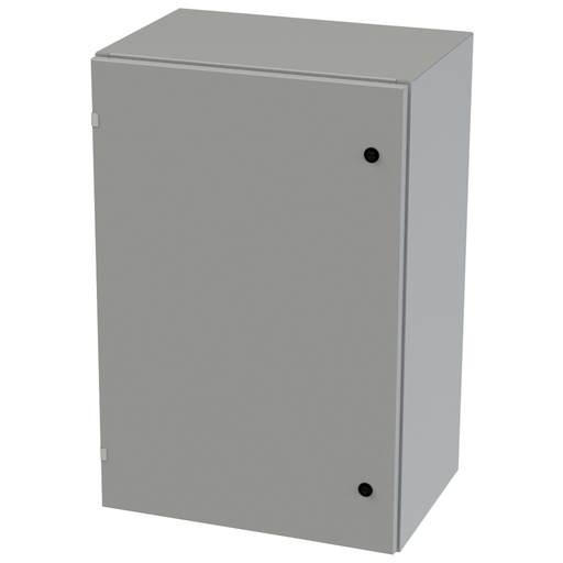 [SCE-36EL2416LP] NEMA 3R, 4, 12 Enclosure, Wallmount, 36" H x 24" W x 16" D, Carbon Steel, Powder Coat gray, Heavy Duty