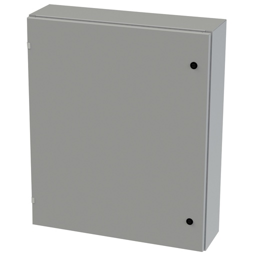 [SCE-36EL3008LP] NEMA 3R, 4, 12 Enclosure, Wallmount, 36" H x 30" W x 8" D, Carbon Steel, Powder Coat gray, Heavy Duty