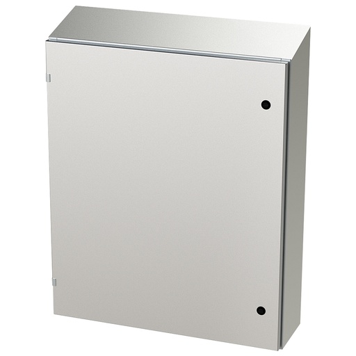 [SCE-36EL3008SSST] NEMA 4X Enclosure, Slope Top, Wallmount, 36" H x 30" W x 8" D, 304 Stainless Steel