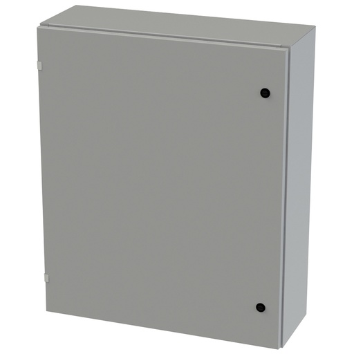 [SCE-36EL3010LP] NEMA 3R, 4, 12 Enclosure, Wallmount, 36" H x 30" W x 10" D, Carbon Steel, Powder Coat gray, Heavy Duty