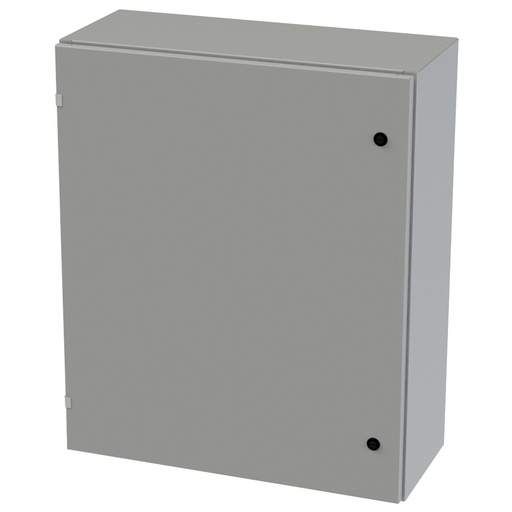 [SCE-36EL3012LP] NEMA 3R, 4, 12 Enclosure, Wallmount, 36" H x 30" W x 12" D, Carbon Steel, Powder Coat gray, Heavy Duty