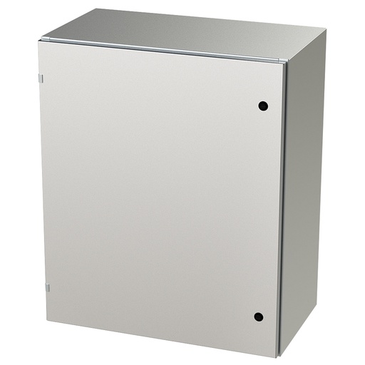 [SCE-36EL3016SSLP] NEMA 4X Enclosure, Wallmount, 36" H x 30" W x 16" D, 304 Stainless Steel