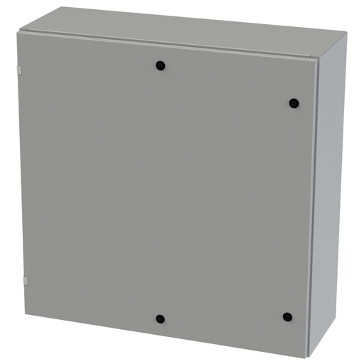 [SCE-36EL3612LP] NEMA 3R, 4, 12 Enclosure, Wallmount, 36" H x 36" W x 12" D, Carbon Steel, Powder Coat gray, Heavy Duty