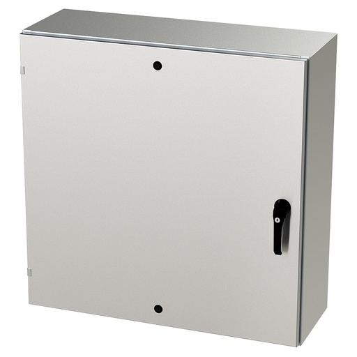 [SCE-36EL3612SSLPPL] NEMA 4X Enclosure, Wallmount, 36" H x 36" W x 12" D, 304 Stainless Steel