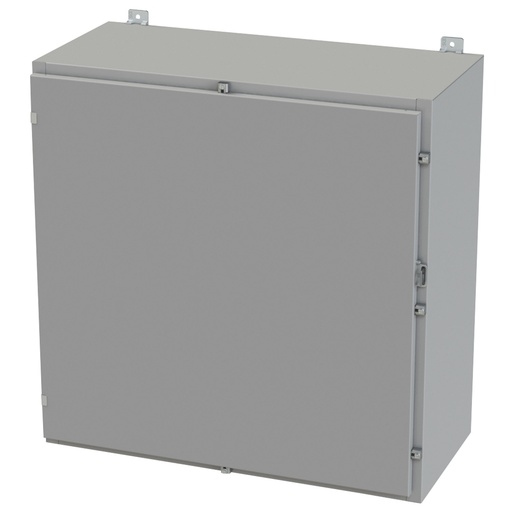 [SCE-36H3616LP] NEMA 3R, 4, 12 Enclosure, Wallmount, 36" H x 30" W x 16" D, Carbon Steel, Powder Coat gray