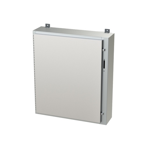 [SCE-36HS3108SSLP] NEMA 4X Enclosure, Wallmount, 36" H x 25" W x 8" D, 304 Stainless Steel