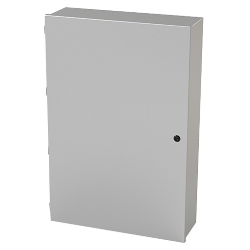 [SCE-36N2408LP] NEMA 1 Enclosure, Wallmount, 36" H x 24" W x 8" D, Carbon Steel, Powder Coat gray