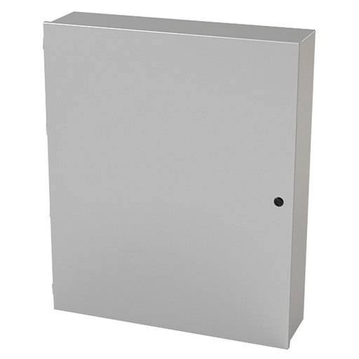 [SCE-36N3008LP] NEMA 1 Enclosure, Wallmount, 36" H x 30" W x 8" D, Carbon Steel, Powder Coat gray