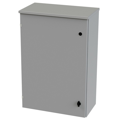 [SCE-36R2412LP] NEMA 3R Enclosure, Wallmount, 36" H x 24" W x 12" D, Galvannealed Steel, gray