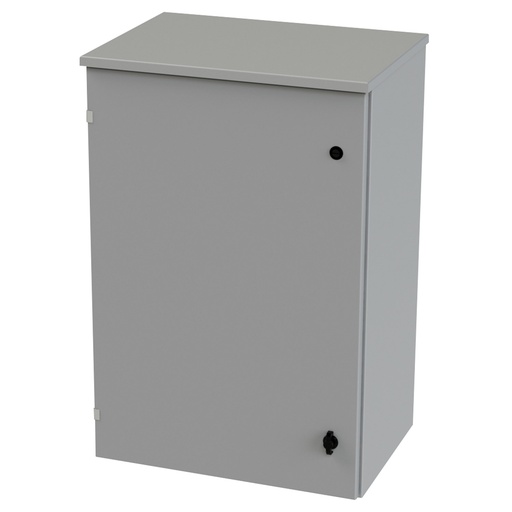 [SCE-36R2416LP] NEMA 3R Enclosure, Wallmount, 36" H x 24" W x 16" D, Galvannealed Steel, gray