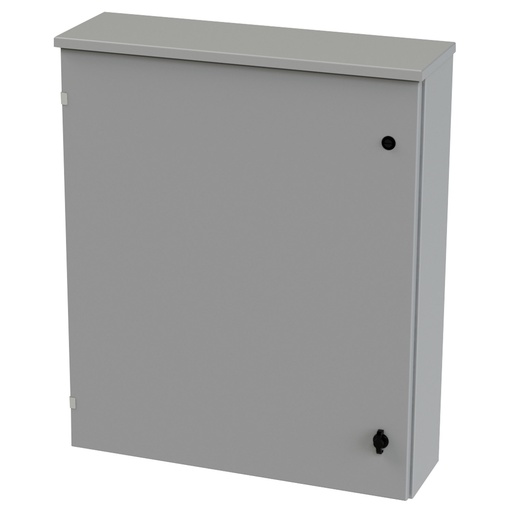 [SCE-36R3008LP] NEMA 3R Enclosure, Wallmount, 36" H x 30" W x 8" D, Galvannealed Steel, gray