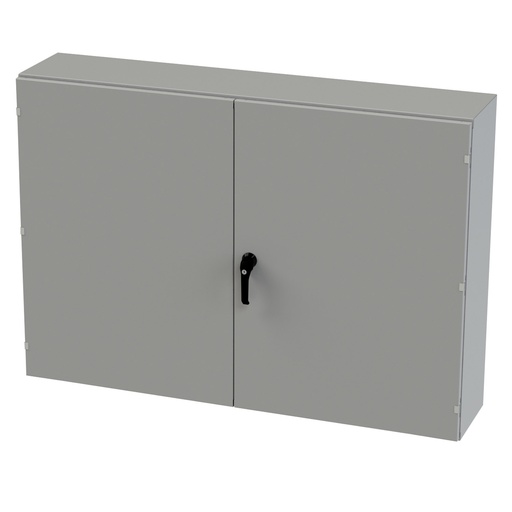 [SCE-426012WFALP] NEMA 3R, 4, 12 Enclosure, Wallmount, 42" H x 60" W x 12" D, Carbon Steel, Powder Coat gray