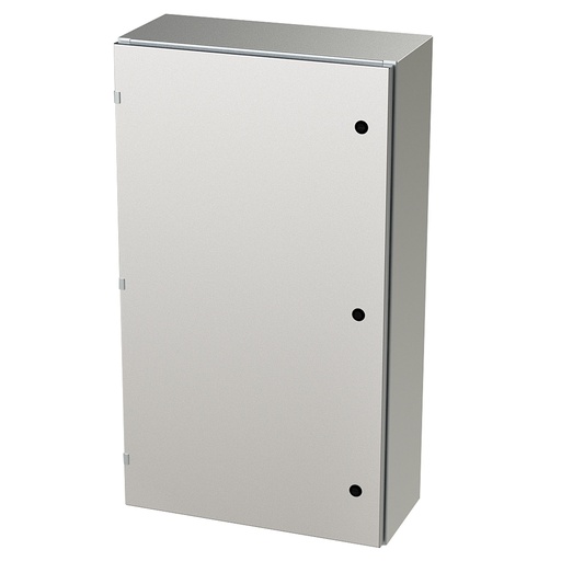 [SCE-42EL2410SSLP] NEMA 4X Enclosure, Wallmount, 42" H x 24" W x 10" D, 304 Stainless Steel