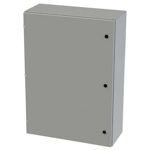 [SCE-42EL3012LP] NEMA 3R, 4, 12 Enclosure, Wallmount, 42" H x 30" W x 12" D, Carbon Steel, Powder Coat gray, Heavy Duty