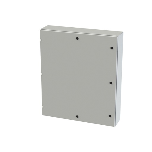 [SCE-42EL3608LP] NEMA 3R, 4, 12 Enclosure, Wallmount, 42" H x 36" W x 8" D, Carbon Steel, Powder Coat gray, Heavy Duty