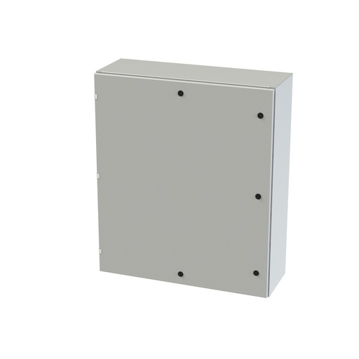 [SCE-42EL3612LP] NEMA 3R, 4, 12 Enclosure, Wallmount, 42" H x 36" W x 12" D, Carbon Steel, Powder Coat gray, Heavy Duty