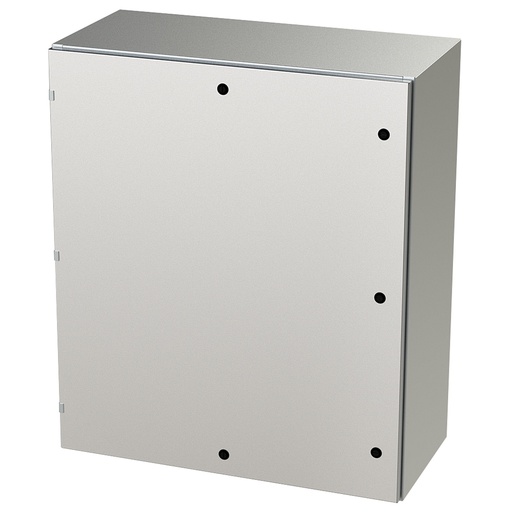 [SCE-42EL3616SSLP] NEMA 4X Enclosure, Wallmount, 42" H x 36" W x 16" D, 304 Stainless Steel