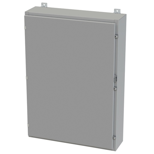 [SCE-42H3010LP] NEMA 3R, 4, 12 Enclosure, Wallmount, 42" H x 30" W x 10" D, Carbon Steel, Powder Coat gray