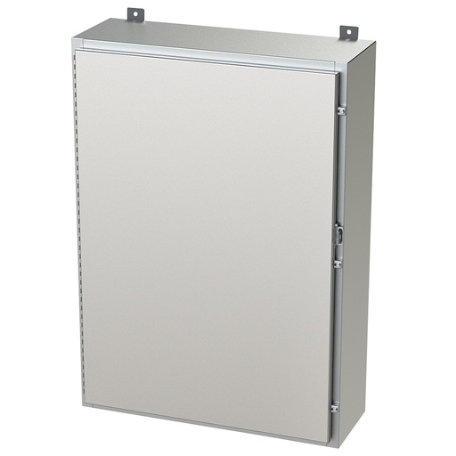 [SCE-42H3010SSLP] NEMA 4X Enclosure, Wallmount, 42" H x 30" W x 10" D, 304 Stainless Steel