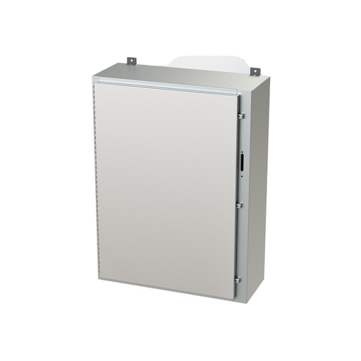 [SCE-42HS3112SSLP] NEMA 4X Enclosure, Wallmount, 42" H x 31" W x 12" D, 304 Stainless Steel