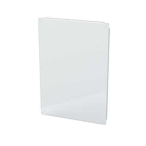 [SCE-42P30] Enclosure Sub-Panel, 39" H x 27" W, Carbon Steel, Powder Coat White