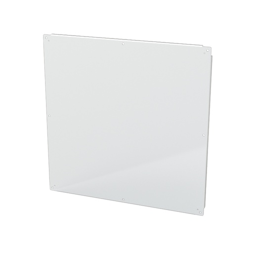 [SCE-42P42] Enclosure Sub-Panel, 39" H x 39" W, Carbon Steel, Powder Coat White