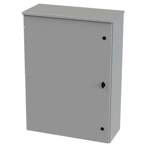 [SCE-42R3012LP] NEMA 3R Enclosure, Wallmount, 42" H x 30" W x 12" D, Galvannealed Steel, gray