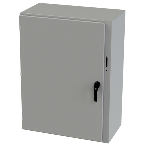 [SCE-42XEL3116LP] NEMA 3R Enclosure, Wallmount, 42" H x 31.375" W x 16" D, Carbon Steel, Powder Coat gray